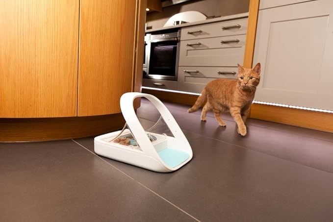 Microchip Pet Feeder - Selective-Automatic Pet Feeder Makes Meal Times Stress-Free, Suitable for Both Wet and Dry Food