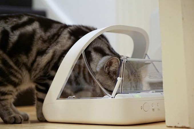 Microchip Pet Feeder - Selective-Automatic Pet Feeder Makes Meal Times Stress-Free, Suitable for Both Wet and Dry Food