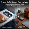 Automatically cuts power after your device is fully charged.