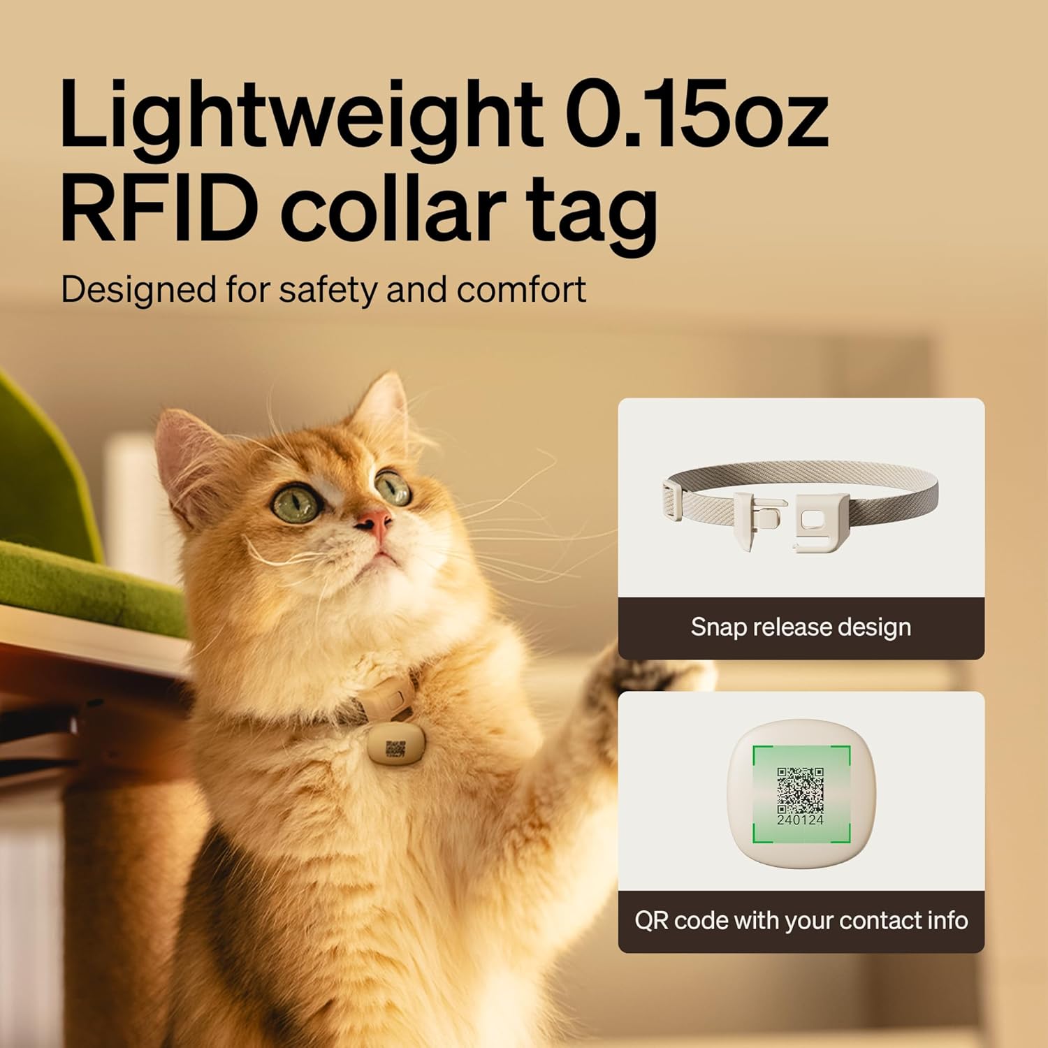 Automatic Cat Feeder, Collar Tag-Activated Personalized Meals, 5G&2.4G Wi-Fi Programmable Cat Food Dispenser with Cats Recognition & Diet Tracking for Multi-Pet Homes and Different Diets