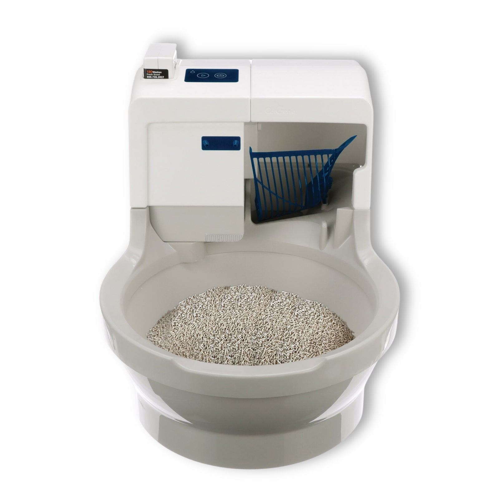 Automatic self-cleaning litter box
